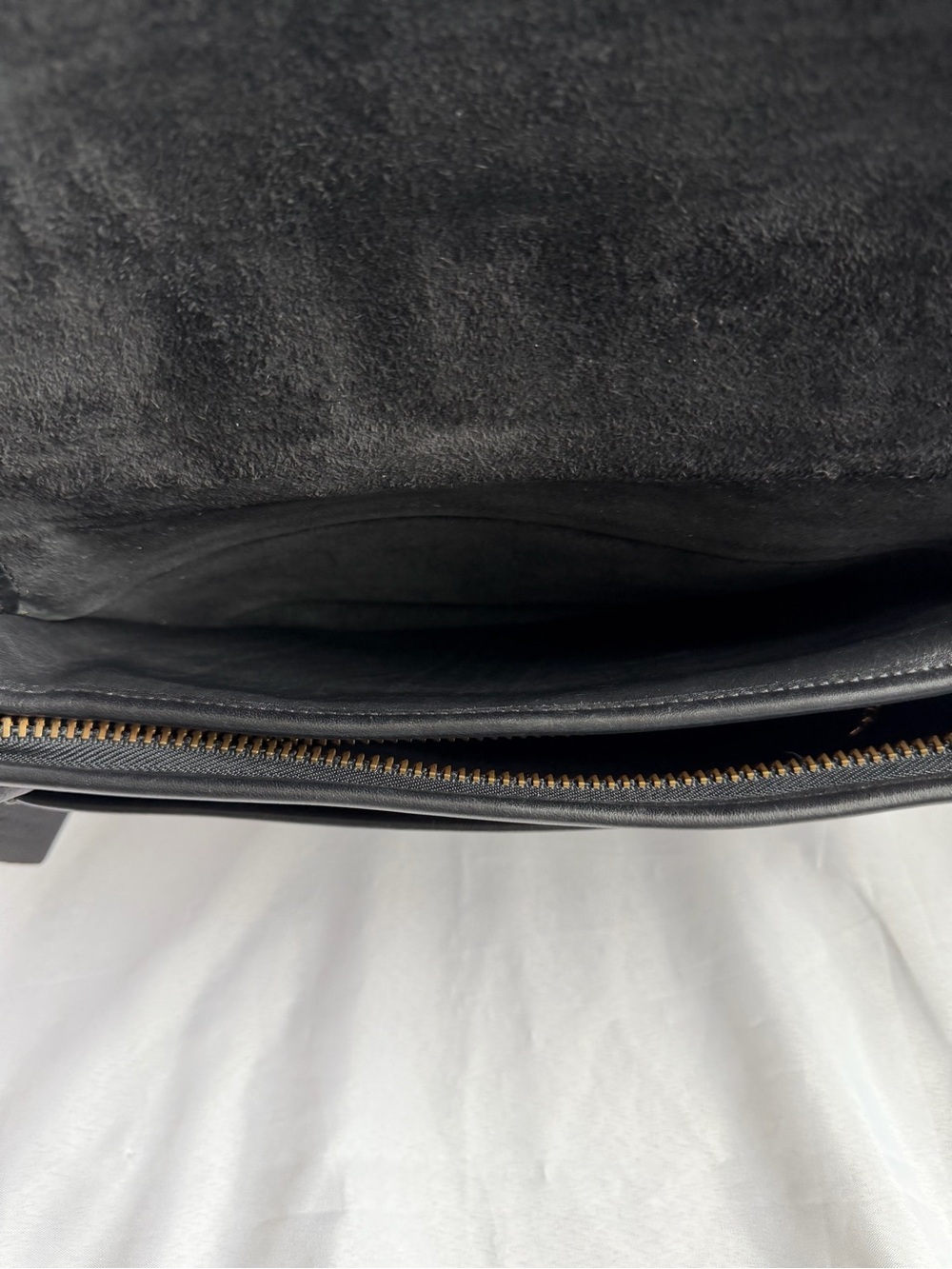 Vintage Coach Legacy Patricia 9951 Black Leather Saddle Crossbody Bag USA Era - Picture 12 of 16